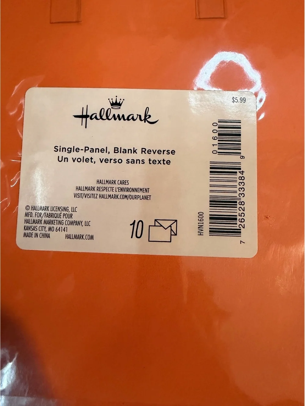 Hallmark Halloween Party Invitation Cards, Single-Panel Blank Reverse, 40 Ct 5x7